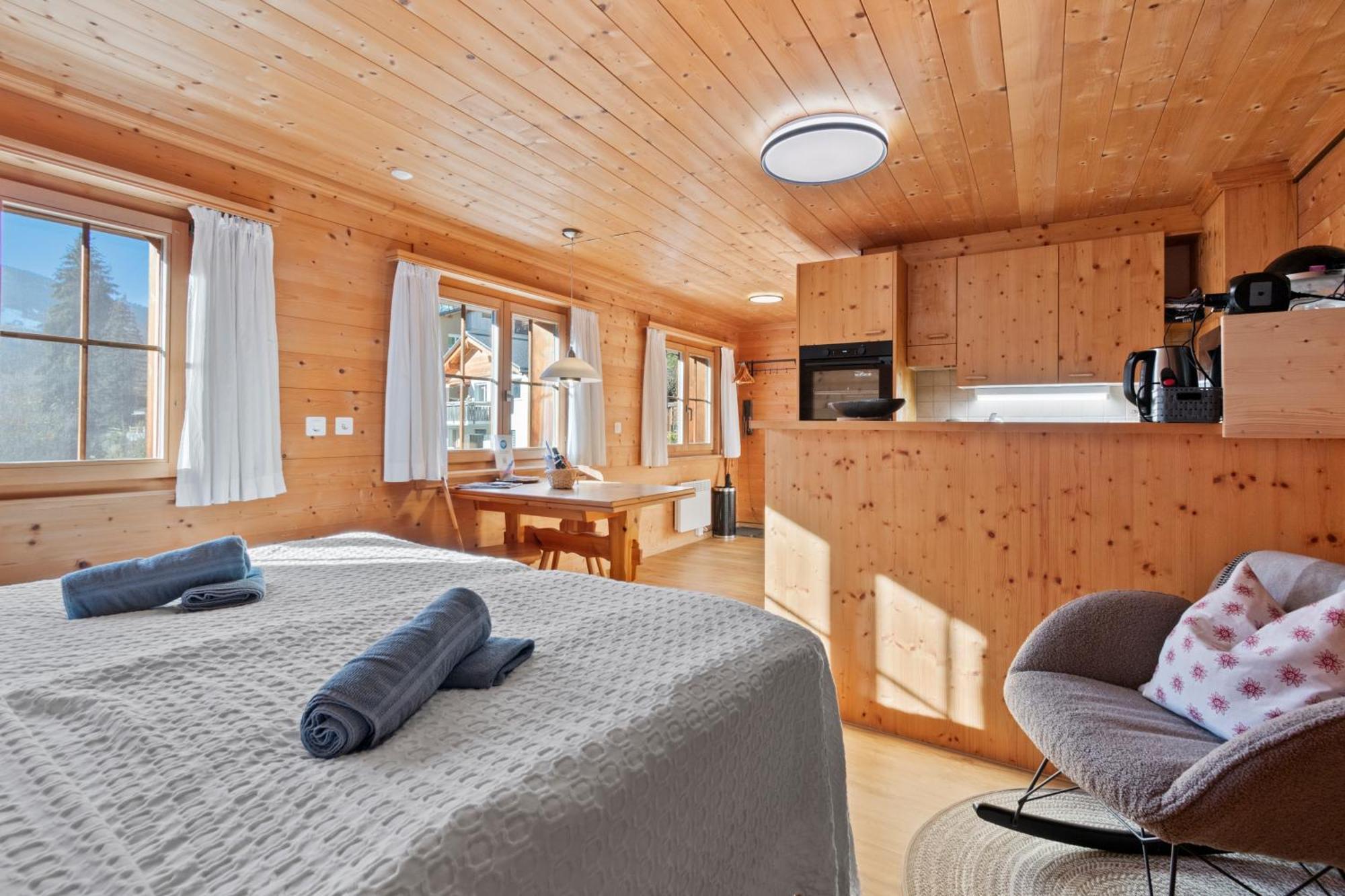 Gemuetliches Chalet Mit Privater Sauna Und Schoener Aussicht Küblis Esterno foto