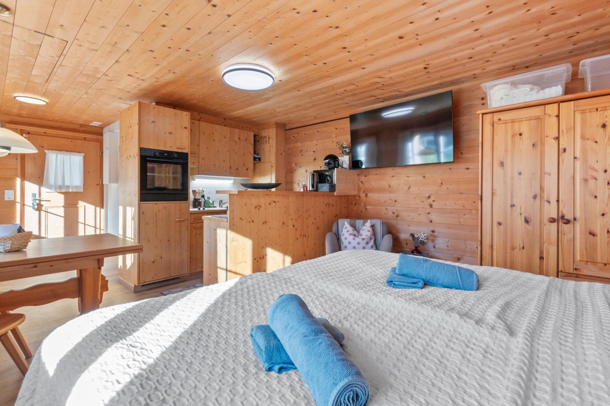 Gemuetliches Chalet Mit Privater Sauna Und Schoener Aussicht Küblis Esterno foto